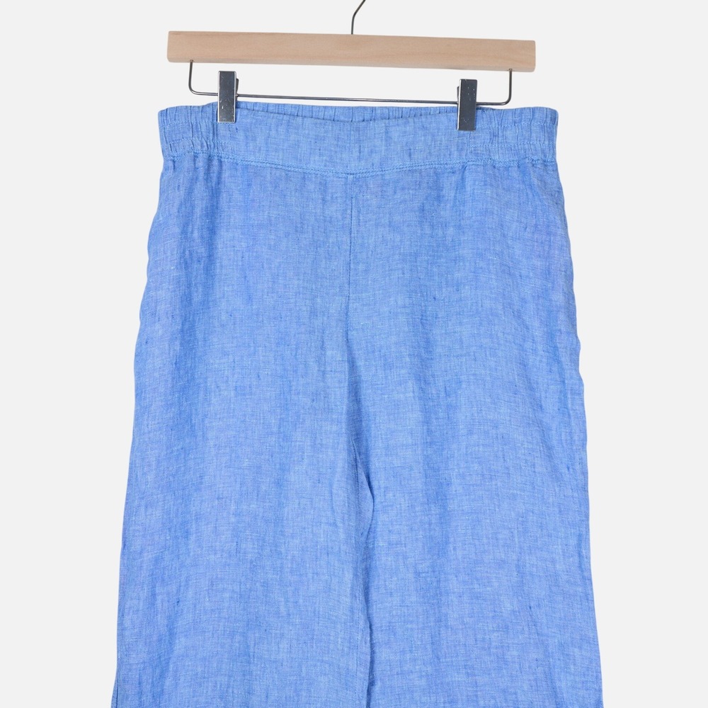 Lilly Pulitzer Deri Linen Palazzo Pants Beckon Blue Small NWT 010259 - Picture 5 of 13